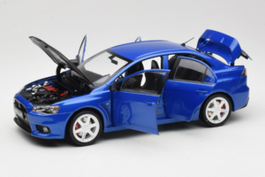 Mitsubishi Lancer Evolution X Niebieski OEM 1:18 MLE01 Metal — zdjęcie 2 z 8