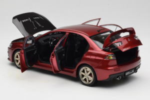 Mitsubishi Lancer Evolution X Czerwony OEM 1:18 MLE02 Metal — zdjęcie 5 z 8