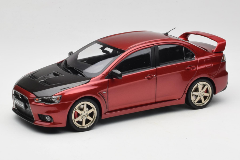 Mitsubishi Lancer Evolution X Czerwony OEM 1:18 MLE02 Metal