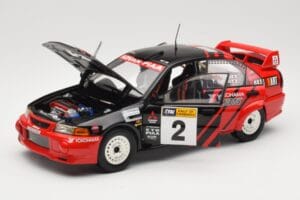 Mitsubishi Lancer Evolution VI #2 Y. Kataoka / S. Hayashi Winner Rally Canberra 1999 AUTOart 1:18 89942 Metal — zdjęcie 2 z 8