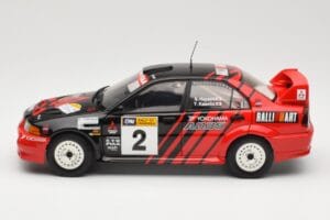 Mitsubishi Lancer Evolution VI #2 Y. Kataoka / S. Hayashi Winner Rally Canberra 1999 AUTOart 1:18 89942 Metal — zdjęcie 4 z 8