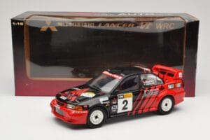 Mitsubishi Lancer Evolution VI #2 Y. Kataoka / S. Hayashi Winner Rally Canberra 1999 AUTOart 1:18 89942 Metal — zdjęcie 8 z 8