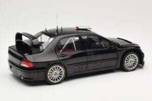 Mitsubishi Lancer Evolution WRC Plain Body Czarny AUTOart 1:18 80528 Metal — zdjęcie 3 z 8