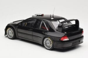 Mitsubishi Lancer Evolution WRC Plain Body Czarny AUTOart 1:18 80528 Metal — zdjęcie 7 z 8