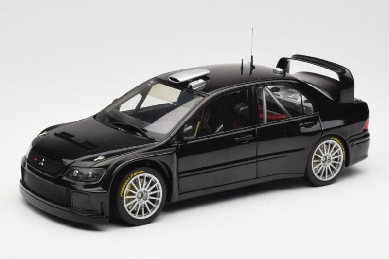 Mitsubishi Lancer Evolution WRC Plain Body Czarny AUTOart 1:18 80528 Metal