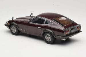 Nissan Fairlady 240Z-G S30 Bordowy Kyosho 1:18 08212M Metal — zdjęcie 7 z 8