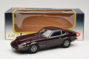 Nissan Fairlady 240Z-G S30 Bordowy Kyosho 1:18 08212M Metal — zdjęcie 8 z 8