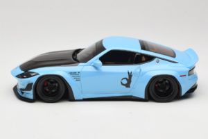 Nissan Fairlady Z RZ34 Pandem China Blue Black GT Spirit 1:18 GT943 Żywica — zdjęcie 3 z 6