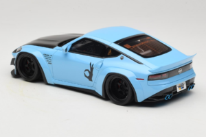 Nissan Fairlady Z RZ34 Pandem China Blue Black GT Spirit 1:18 GT943 Żywica — zdjęcie 5 z 6