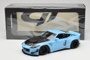 Nissan Fairlady Z RZ34 Pandem China Blue Black GT Spirit 1:18 GT943 Żywica — zdjęcie 6 z 6