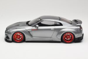 Nissan GT-R R35 Prior Design Szary GT Spirit 1:18 GT243 Żywica — zdjęcie 3 z 6