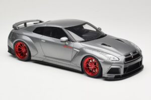 Nissan GT-R R35 Prior Design Szary GT Spirit 1:18 GT243 Żywica — zdjęcie 4 z 6