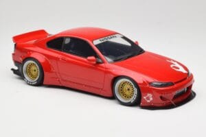 Nissan Silvia S15 Rocket Bunny Burning Red Otto 1:18 OT1115 Żywica — zdjęcie 4 z 6