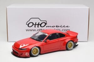Nissan Silvia S15 Rocket Bunny Burning Red Otto 1:18 OT1115 Żywica — zdjęcie 6 z 6