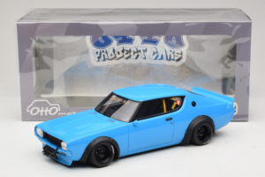 Nissan Skyline 2000 GT-R KPGC110 LB Works Niebieski Otto 1:18 OT1210 Żywica — zdjęcie 2 z 6