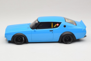 Nissan Skyline 2000 GT-R KPGC110 LB Works Niebieski Otto 1:18 OT1210 Żywica — zdjęcie 3 z 6