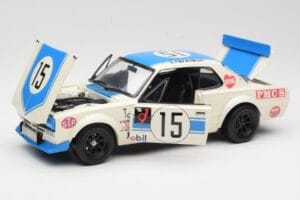 Nissan Skyline 2000GT-R KPGC10 #15 K. Takahashi Nissan Works JTCC 1972 Kyosho 1:18 08122B Metal — zdjęcie 2 z 8