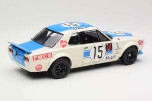 Nissan Skyline 2000GT-R KPGC10 #15 K. Takahashi Nissan Works JTCC 1972 Kyosho 1:18 08122B Metal — zdjęcie 3 z 8