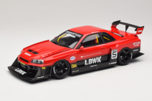 Nissan Skyline ER34 LB Super Silhouette Active Red GT Spirit 1:18 GT570 Żywica