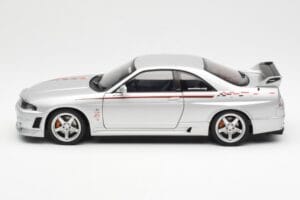 Nissan Skyline GT-R R33 R-Tune Srebrny AUTOart 1:18 77326 Metal — zdjęcie 4 z 8