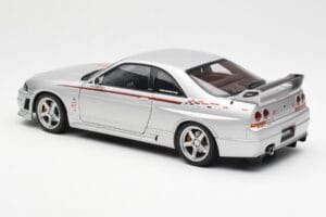 Nissan Skyline GT-R R33 R-Tune Srebrny AUTOart 1:18 77326 Metal — zdjęcie 7 z 8