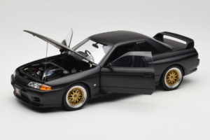 Nissan Skyline GT-R R32 V-Spec II Tuned Version Matt Black AUTOart 1:18 77418 Metal — zdjęcie 2 z 8