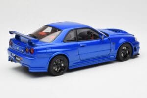 Nissan Skyline GT-R R34 NISMO Z-Tune Bayside Niebieski AUTOart 1:18 77354 Kompozyt — zdjęcie 3 z 8