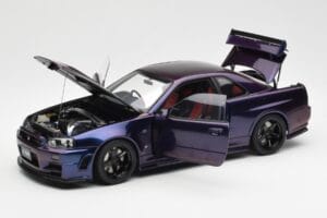Nissan Skyline GT-R R34 NISMO Z-Tune Midnight Fioletowy III AUTOart 1:18 77464 Kompozyt — zdjęcie 2 z 8