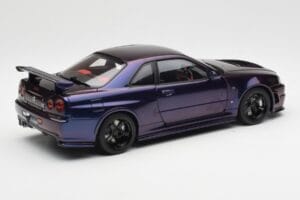 Nissan Skyline GT-R R34 NISMO Z-Tune Midnight Fioletowy III AUTOart 1:18 77464 Kompozyt — zdjęcie 3 z 8