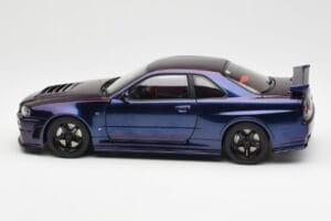 Nissan Skyline GT-R R34 NISMO Z-Tune Midnight Fioletowy III AUTOart 1:18 77464 Kompozyt — zdjęcie 4 z 8