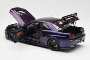 Nissan Skyline GT-R R34 NISMO Z-Tune Midnight Fioletowy III AUTOart 1:18 77464 Kompozyt — zdjęcie 5 z 8