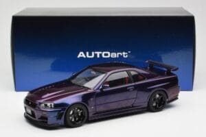 Nissan Skyline GT-R R34 NISMO Z-Tune Midnight Fioletowy III AUTOart 1:18 77464 Kompozyt — zdjęcie 8 z 8