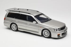 Nissan Stagea Autech WC34 260RS Sonic Silver Otto 1:18 OT471 Żywica — zdjęcie 4 z 6