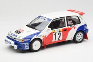 Nissan Sunny GTI-R T. Makinen / S. Harjanne Rally Monte Carlo 1992 Otto 1:18 OT461 Żywica