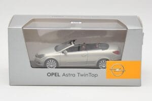 Opel Astra H Twin Top Srebrny Minichamps 1:43 403045633 Metal — zdjęcie 4 z 4