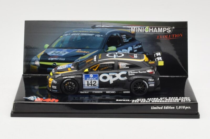 Opel Astra OPC #142 Rathje / Bueler / Scharf / Hoffmeister 24 Hours Nurburgring 2010 Minichamps 1:43 437104142 Metal