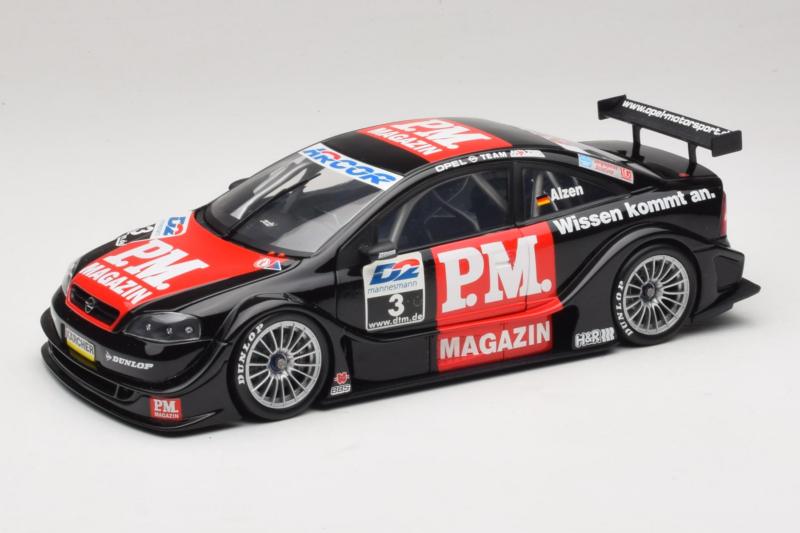 Opel Astra V8 Coupe #3 U. Alzen DTM 2000 Action 1:18 AC8004803 Metal