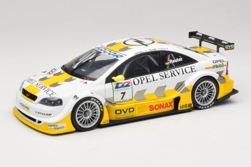 Opel Astra V8 Coupe #7 M. Reuter DTM 2000 Action 1:18 AC8004807 Metal