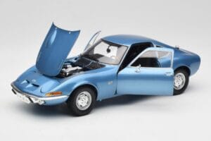 Opel GT Niebieski Minichamps 1:18 180049020 Metal — zdjęcie 2 z 8