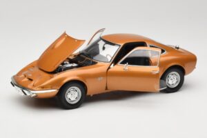 Opel GT Złoty Minichamps 1:18 180049025 Metal — zdjęcie 2 z 8