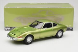 Opel GT Green Metallic Minichamps 1:18 180049029 Metal — zdjęcie 8 z 8
