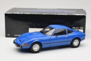 Opel GT/J Niebieski Minichamps 1:18 180049023 Metal — zdjęcie 8 z 8