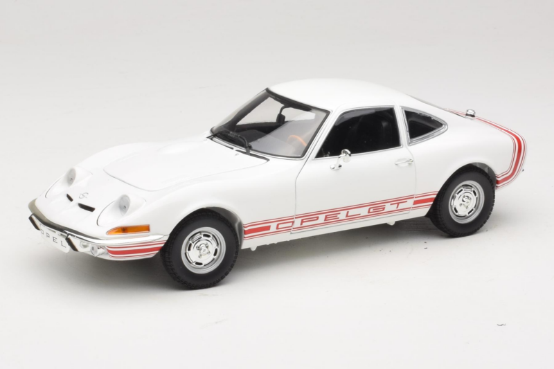Opel GT Biały Minichamps 1:18 180049027 Metal
