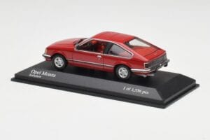 Opel Monza A Czerwony Minichamps 1:43 400045121 Metal — zdjęcie 3 z 4
