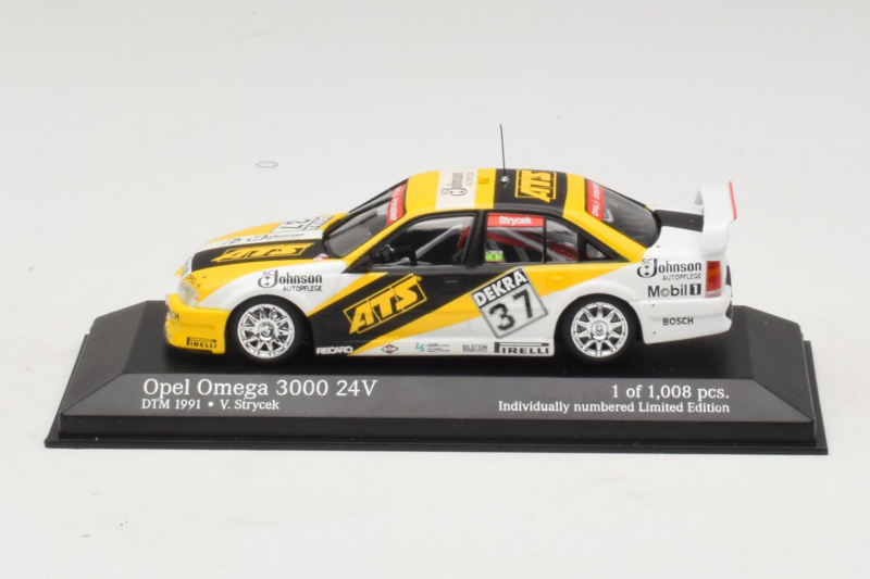 Opel Omega 3000 24V #37 K-H. Strycek DTM 1991 Minichamps 1:43 400914437 Metal