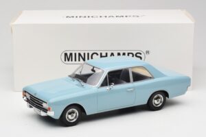 Opel Rekord C Jasnoniebieski Minichamps 1:18 107047002 Metal — zdjęcie 6 z 6