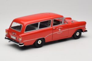 Opel Rekord P1 Caravan Feuerwehr Neuenkirchen Minichamps 1:18 180043291 Metal — zdjęcie 3 z 8