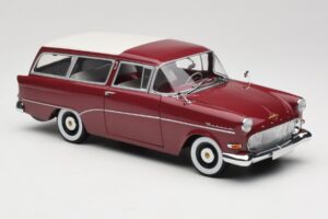 Opel Rekord P1 Caravan Czerwony Minichamps 1:18 180043211 Metal — zdjęcie 6 z 8