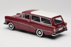 Opel Rekord P1 Caravan Czerwony Minichamps 1:18 180043211 Metal — zdjęcie 7 z 8