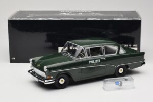 Opel Rekord P1 Polizei Minichamps 1:18 180043290 Metal — zdjęcie 8 z 8